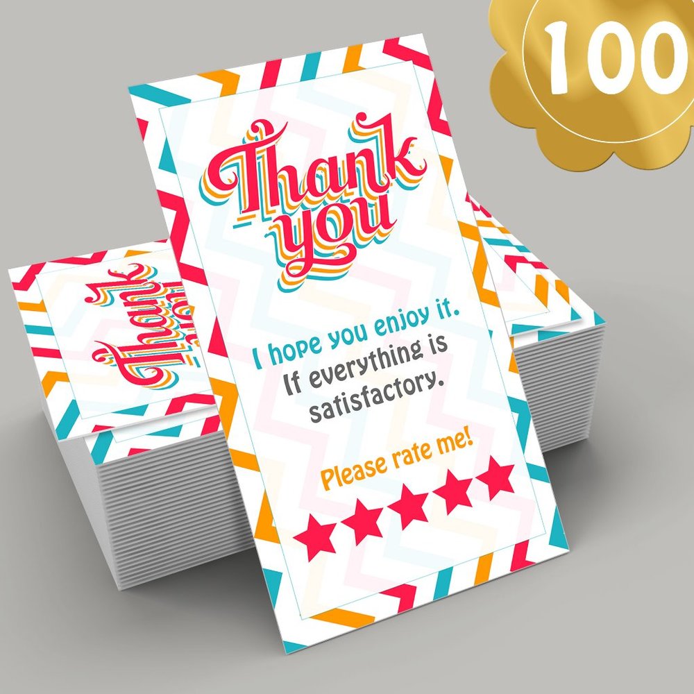 100 Thank You Cards